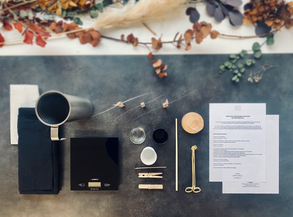 Atelier "Création d'une bougie parfumée"