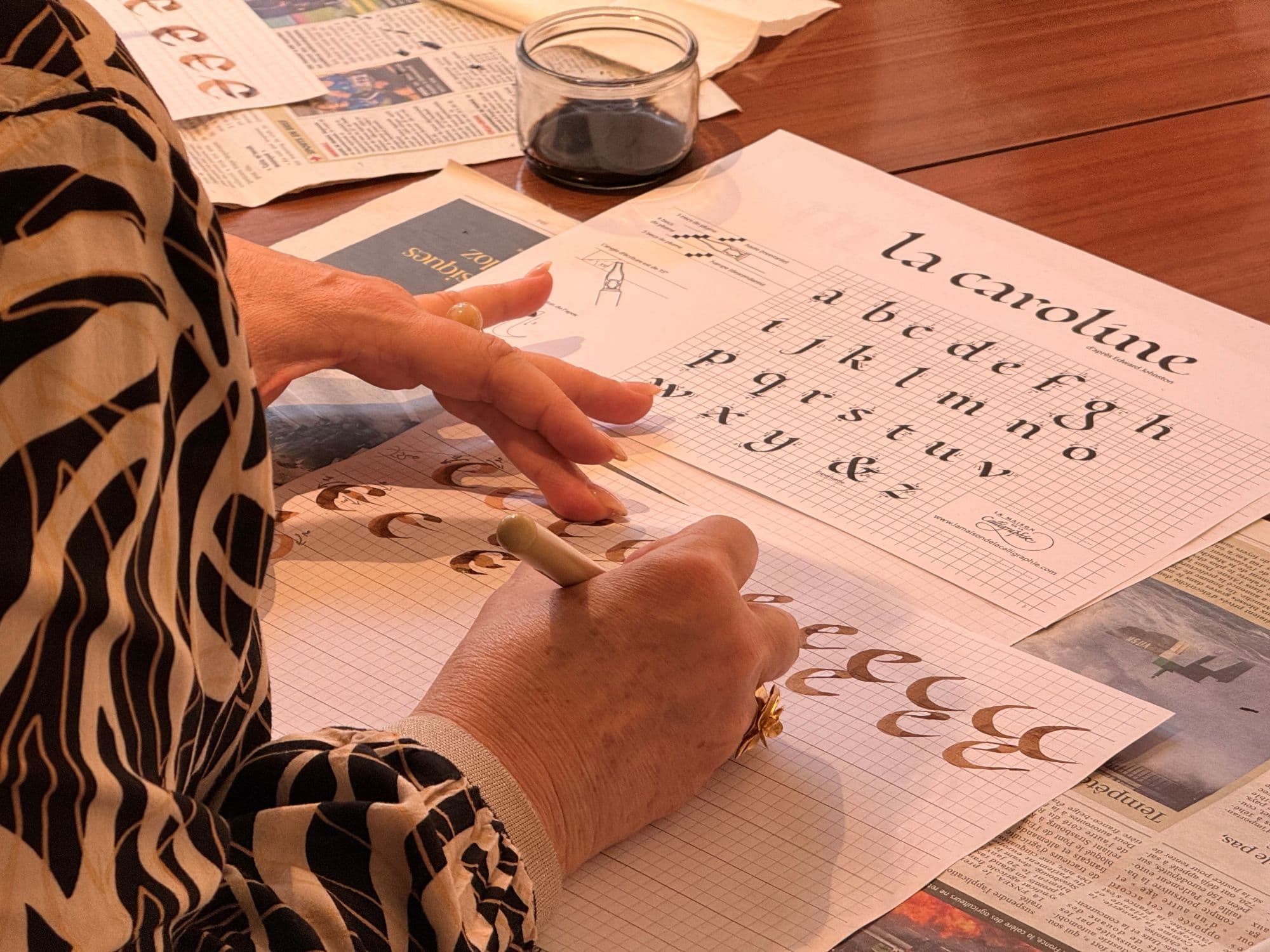 atelier calligraphie printaniere