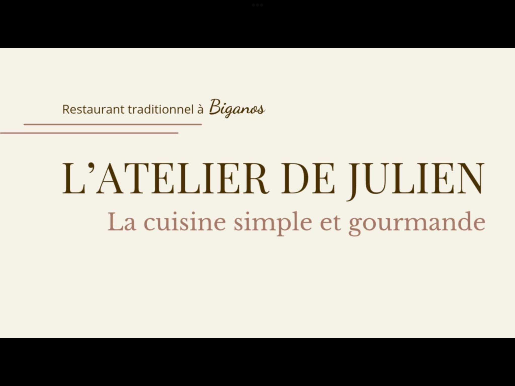 atelier de Julien logo carte
