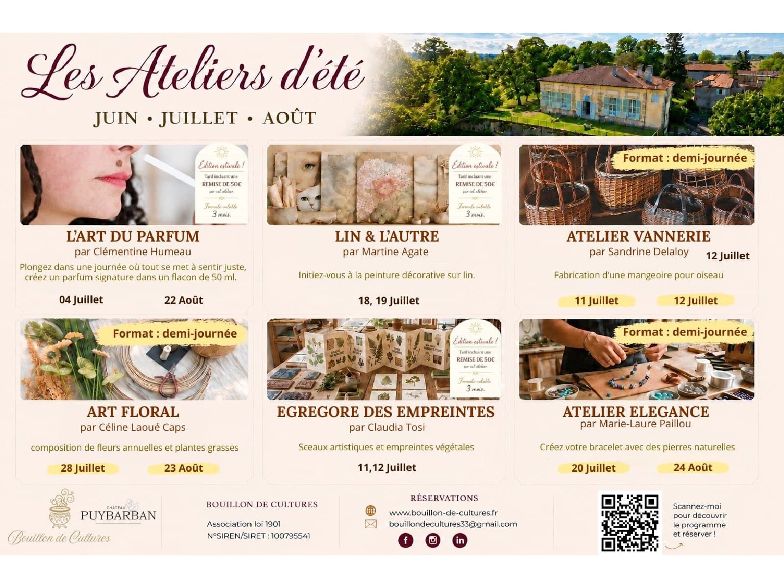 Ateliers été