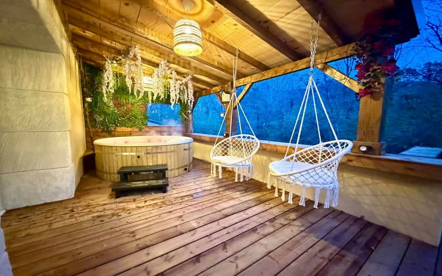 au coeur de la forêt terrasse