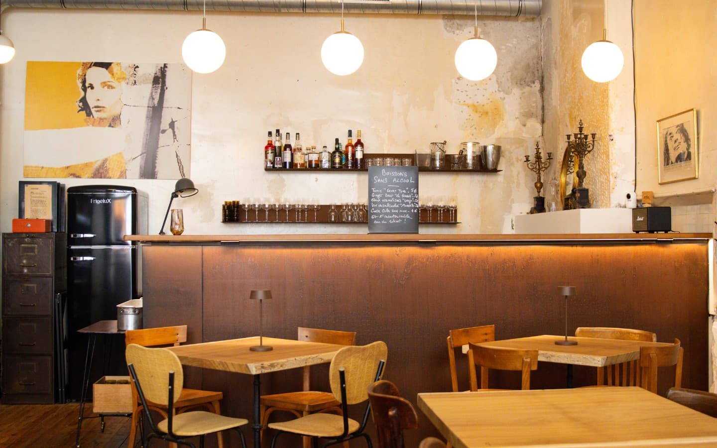 Bar à vin Brut - Pau - le comptoir