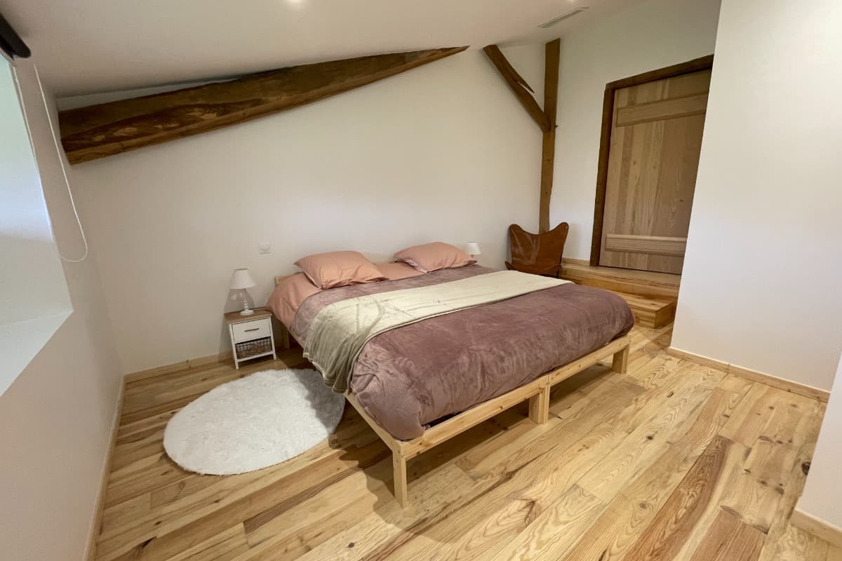 chambre 3, lit double 180x200cm