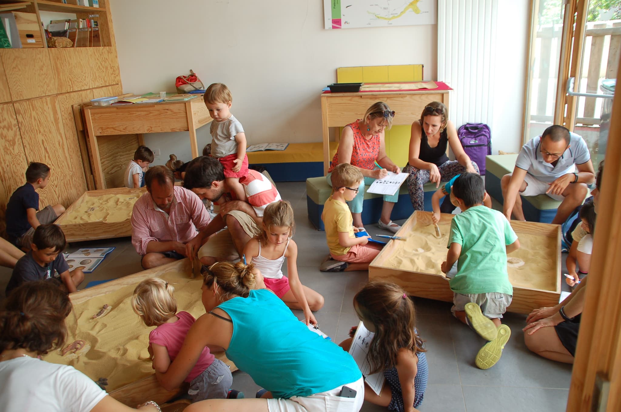 bac à fouilles familles