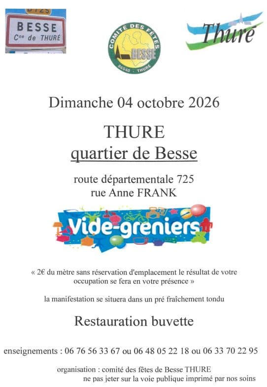 📢 VIDE-GRENIERS À THURÉ ! 🛍️✨_1