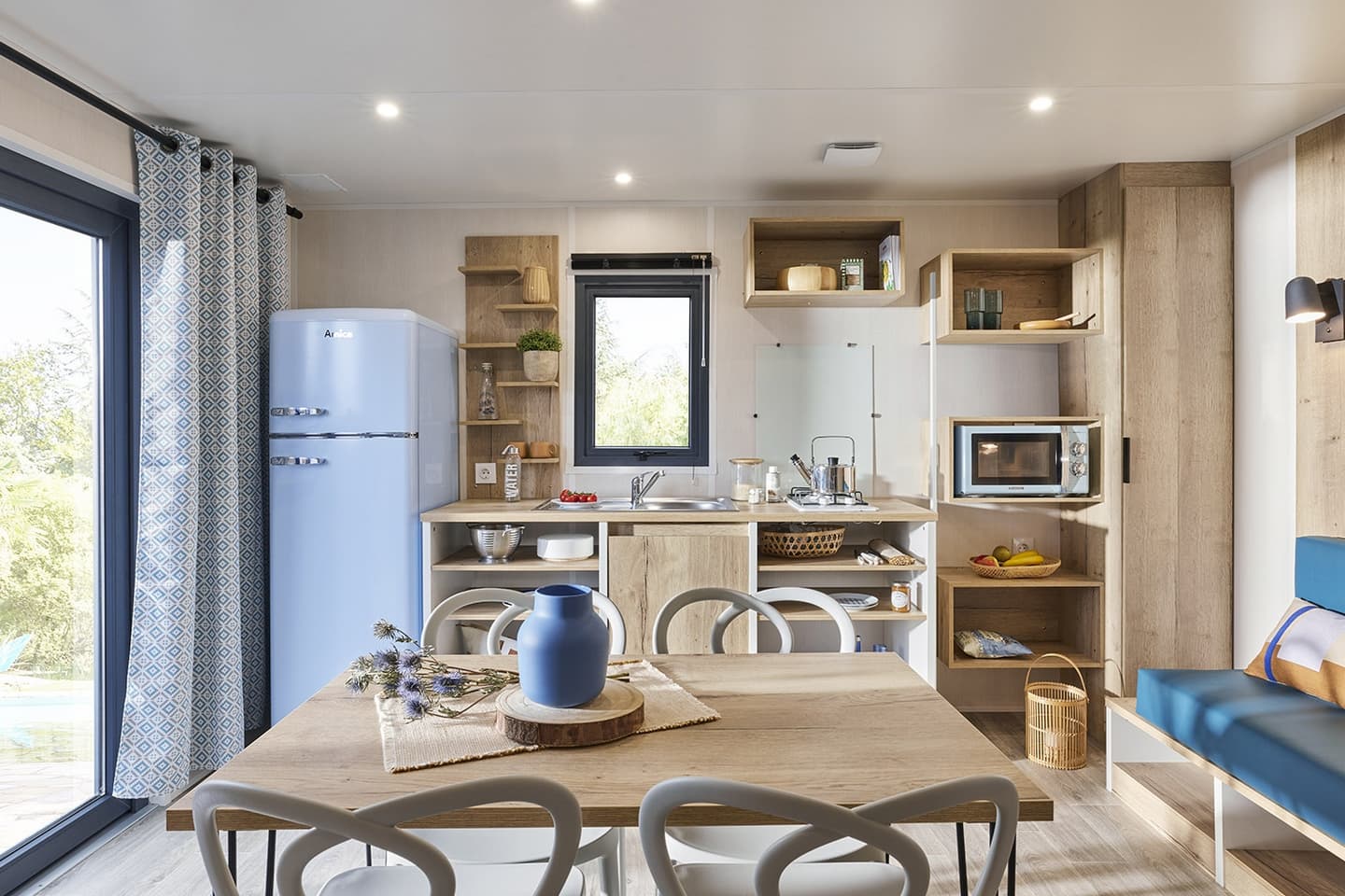 Camping City Nature - lescar - intérieur chalet