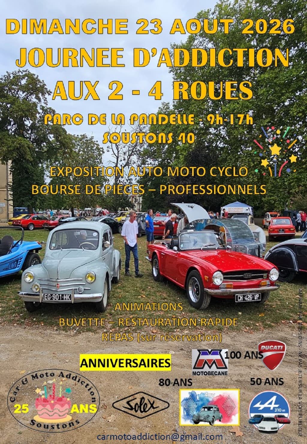car moto addiction août