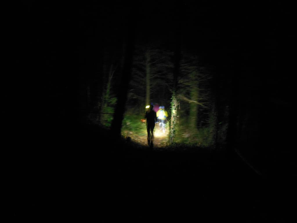 cazinight trail nocturne la souterraine à la frontale