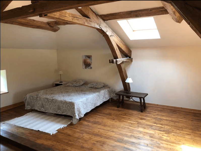 chambre double à l'étage