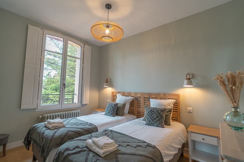 chambre 2 lits