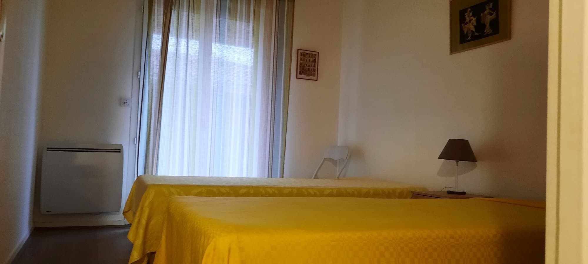 chambre 2 lits simples