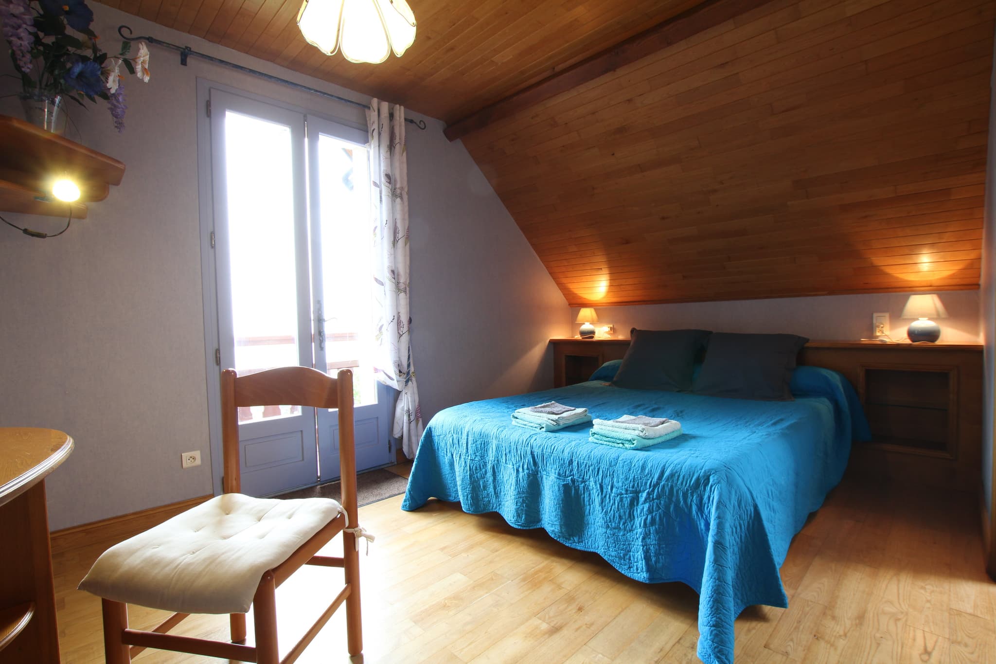 chambre bleue