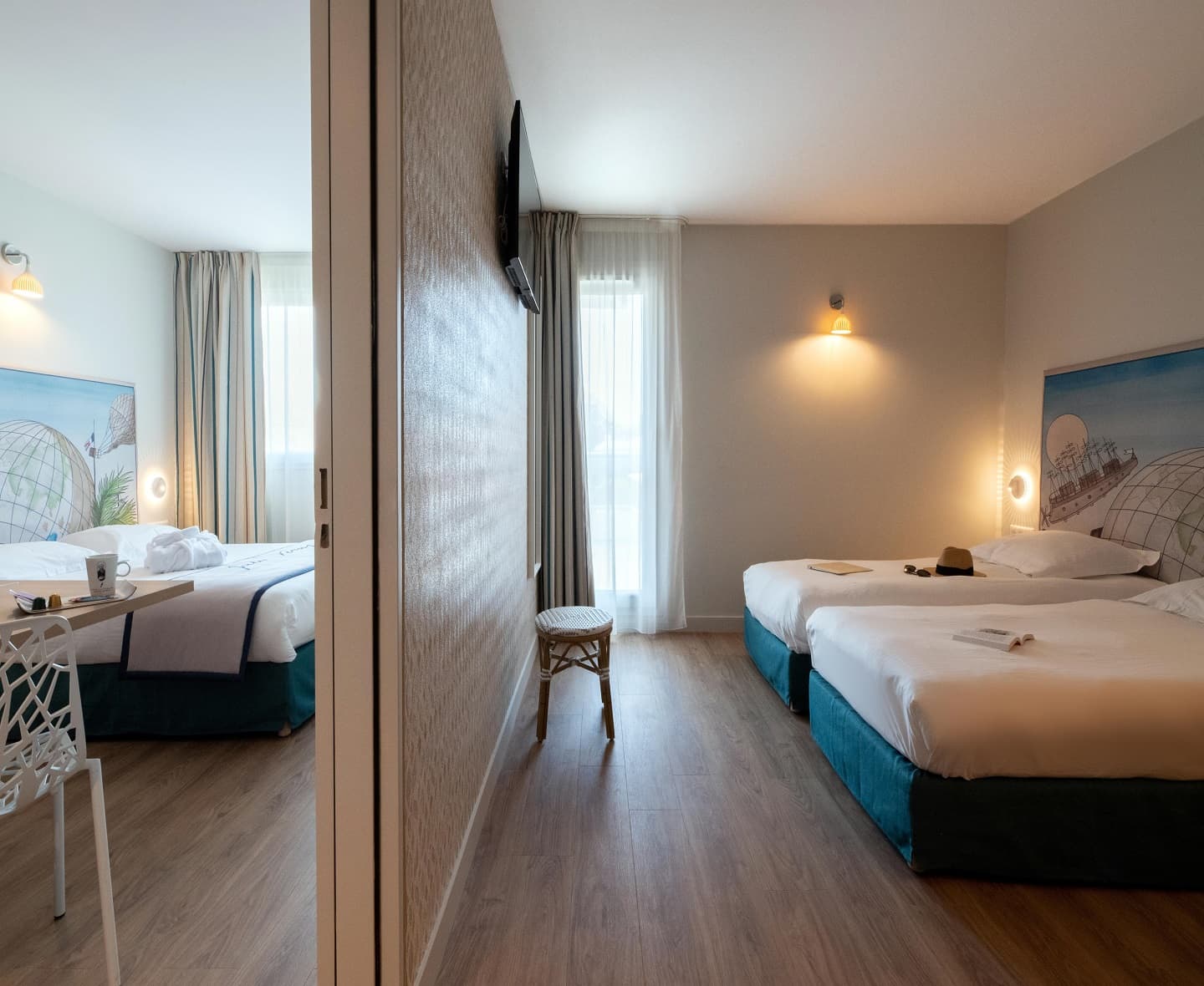 chambre familiale Hotel jules verne