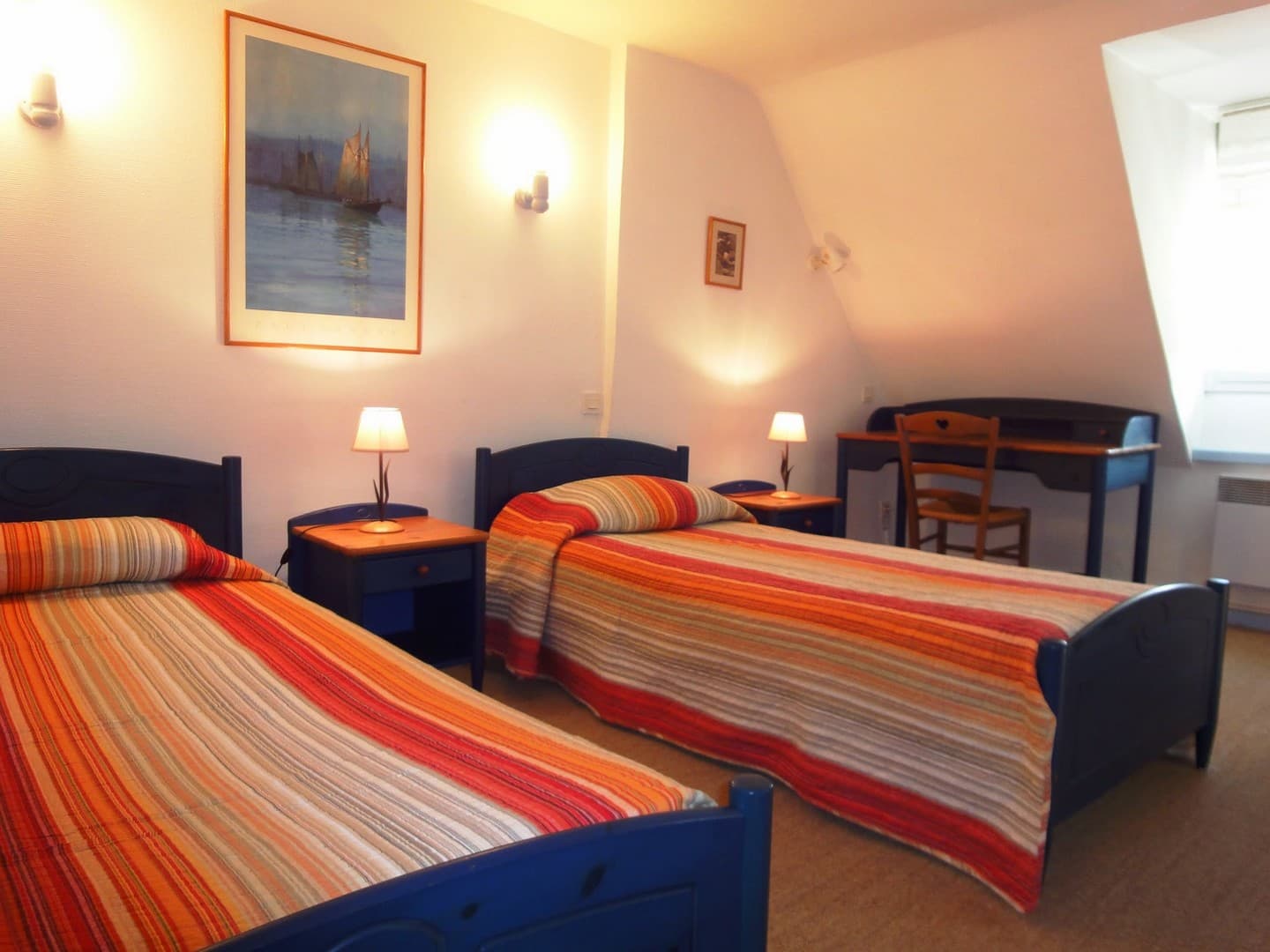 Chambre d'hôtes Anne marie - Laroin - chambre lits jumeaux