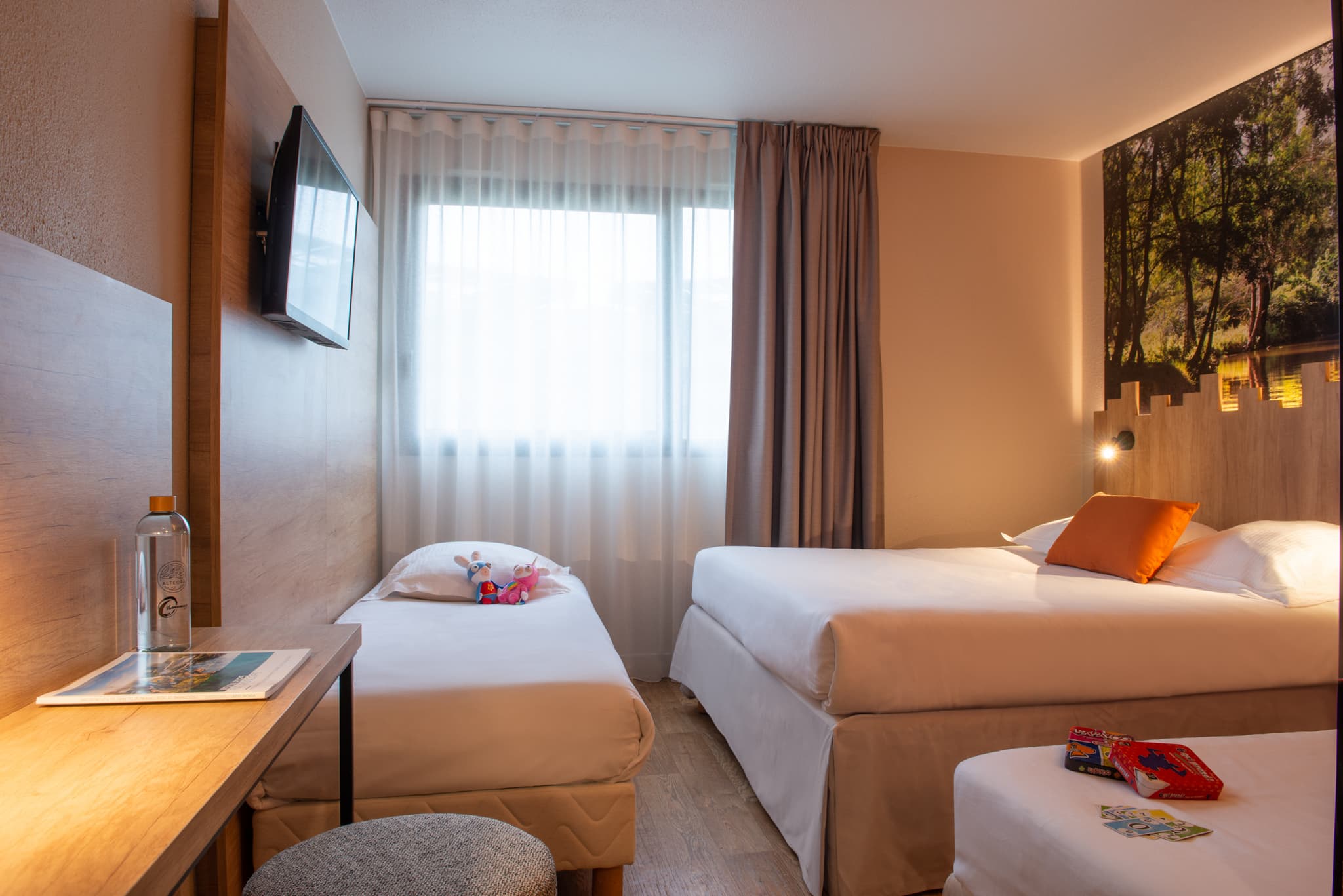 chambre quadruple 3 lits