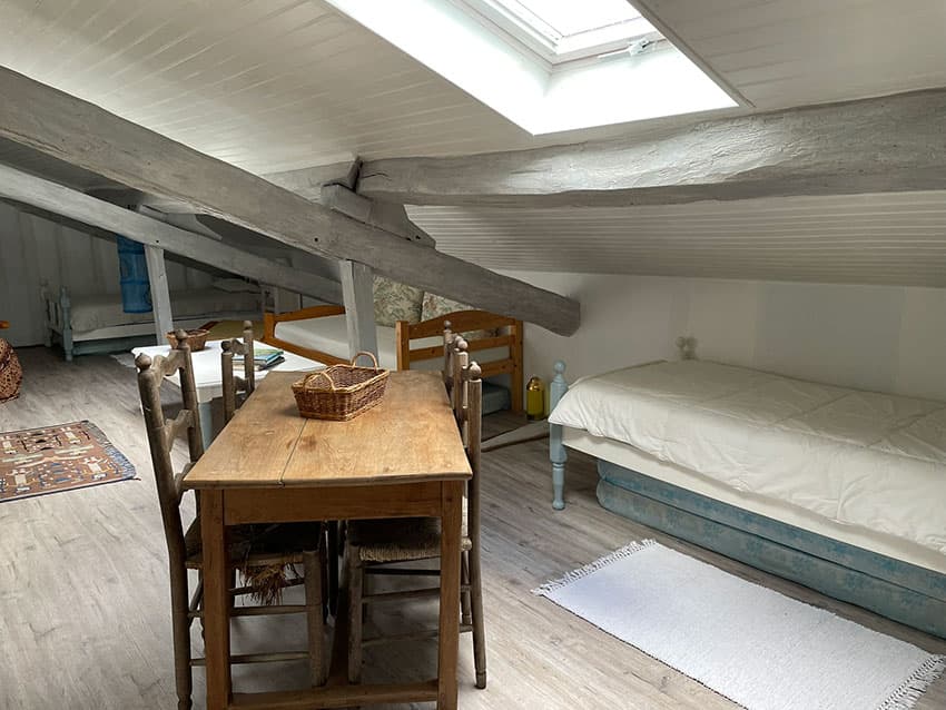 chambre sous pente gite la parenthese