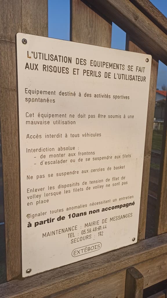 city stade messanges reglement