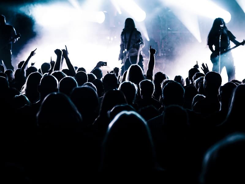 Concert rock metal
