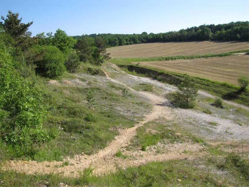 coteau sec à proximité de Paussac
