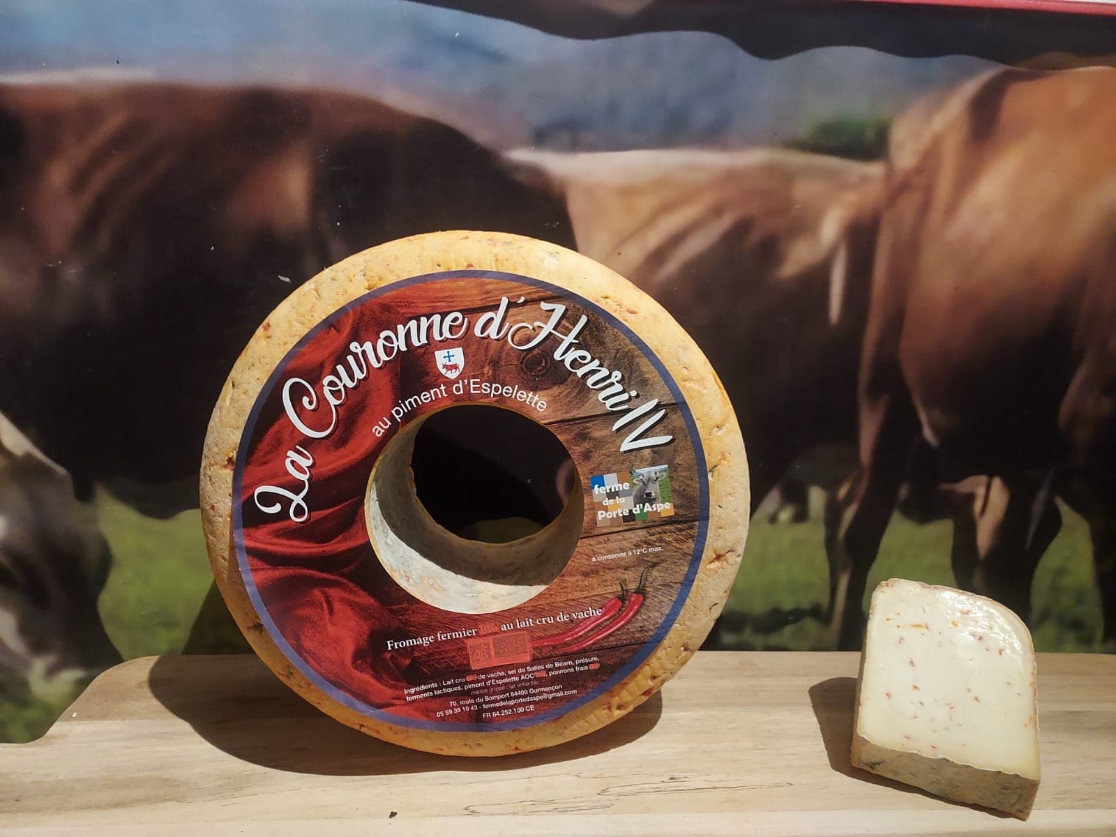 Couronne piment - Ferme de la Porte d'Aspe à Gurmençon
