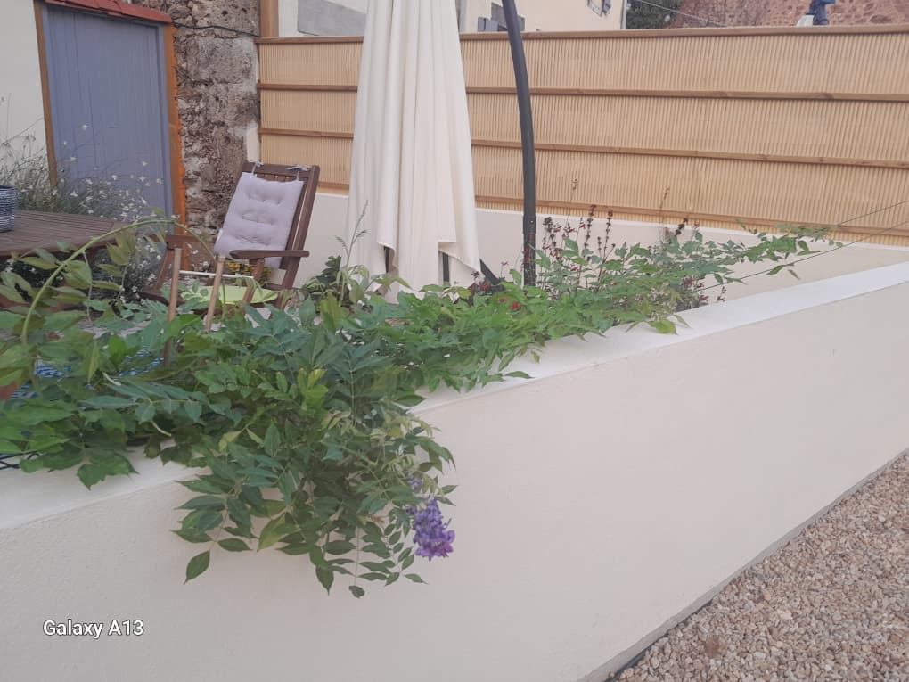 Terrasse gîte La souris verte - Videix