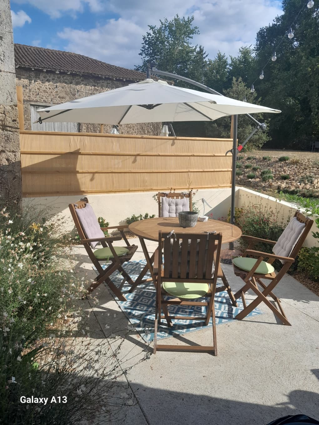 Terrasse gîte La souris verte - Videix