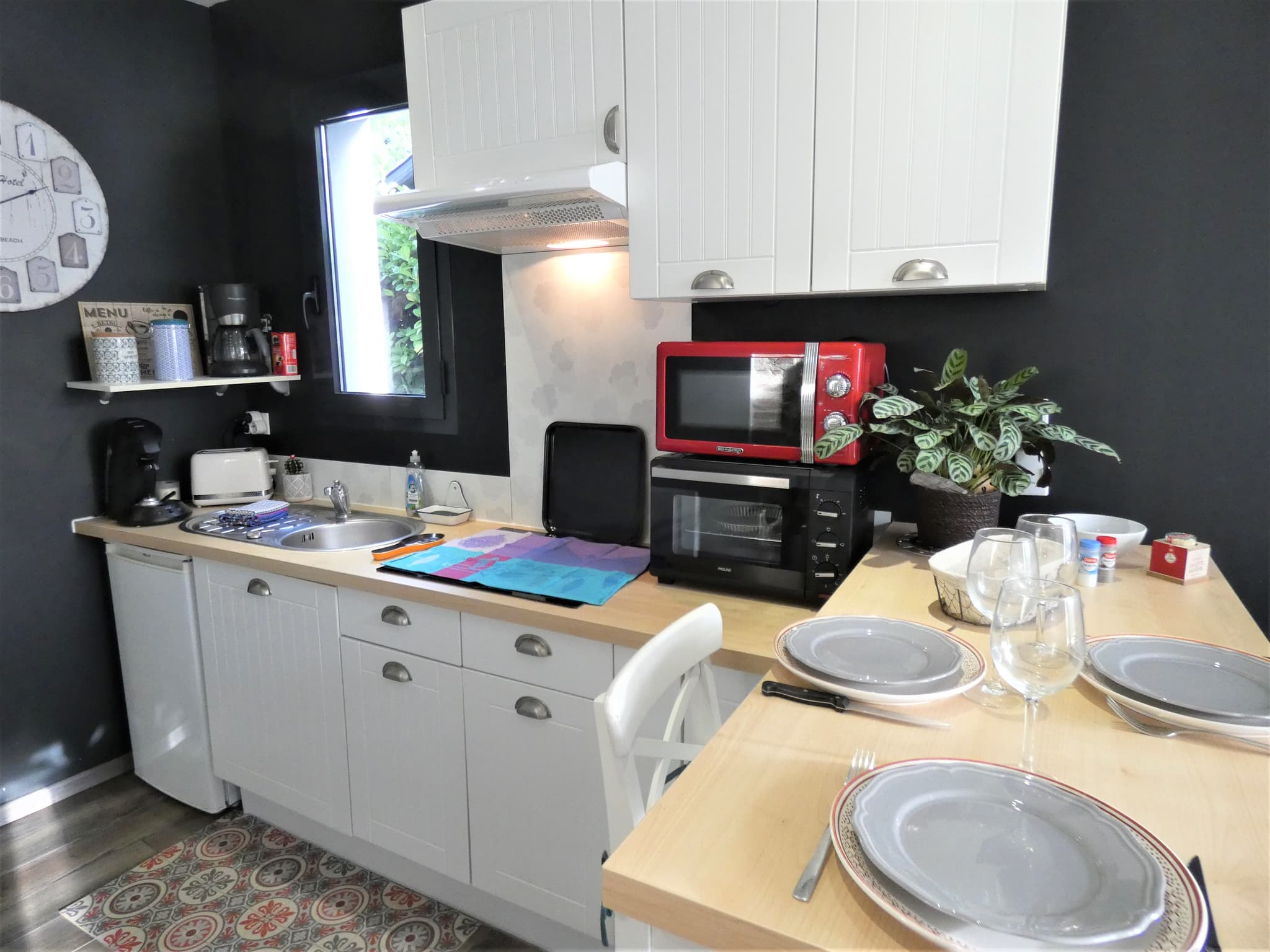 Cuisine du Gîte La Boulangerie à Dax avec Gîtes de France Landes