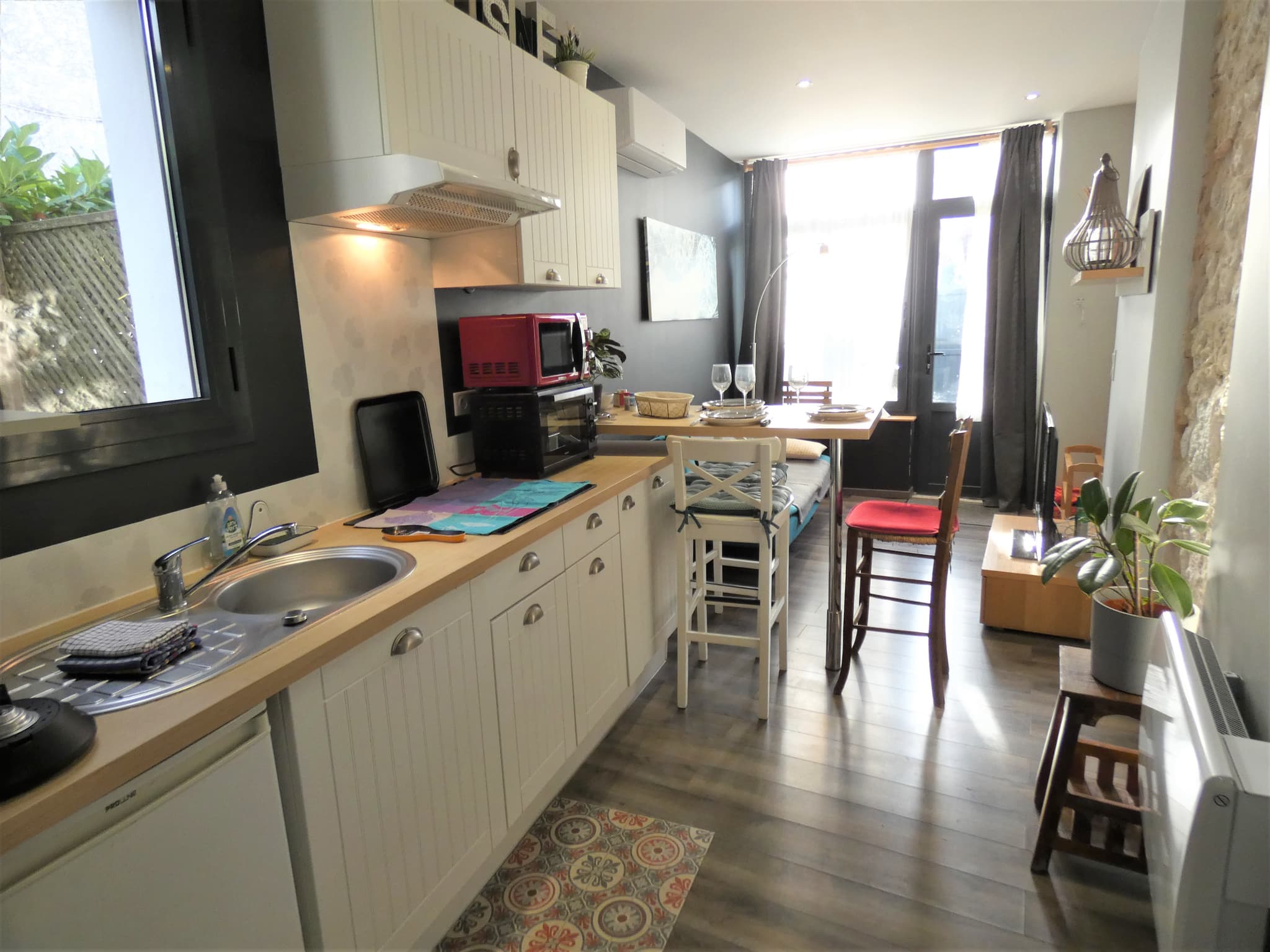 cuisine du Gîte La Boulangerie à Dax avec Gîtes de France Landes