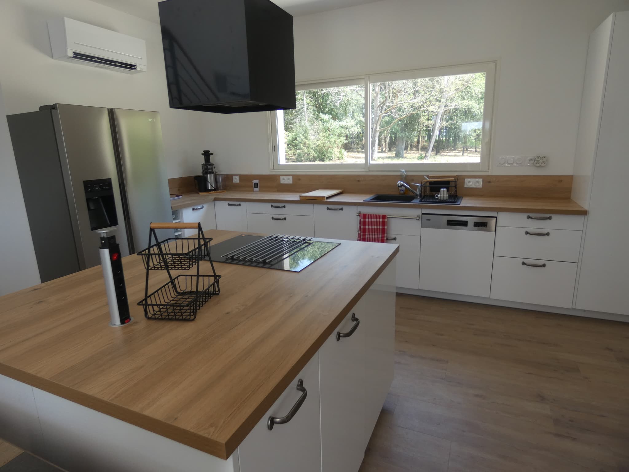 Cuisine du Gite Maison Segues à Campagne avec Gîtes de France Landes