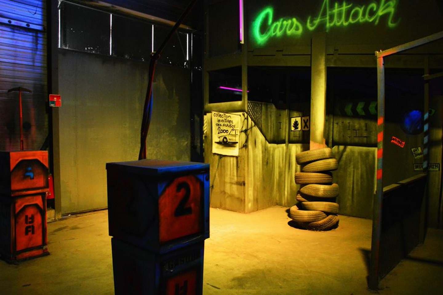 Laser Quest - Lescar - décor
