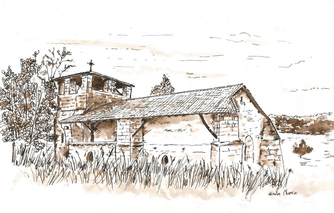 dessin-église-jaure
