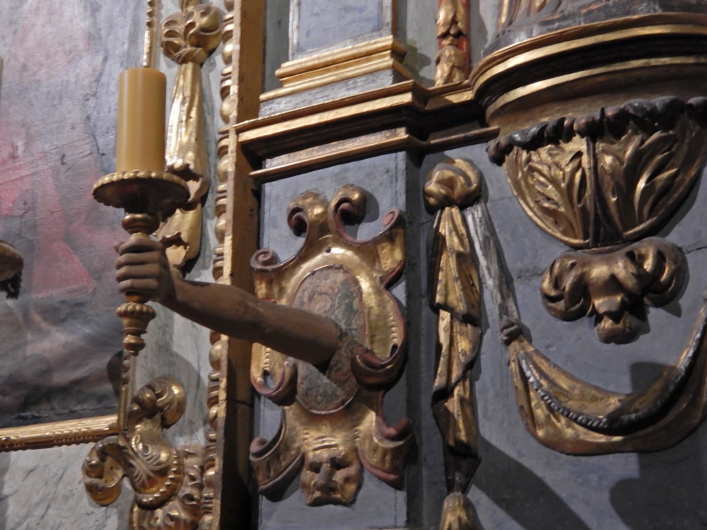 détail retable cathédrale de Lescar