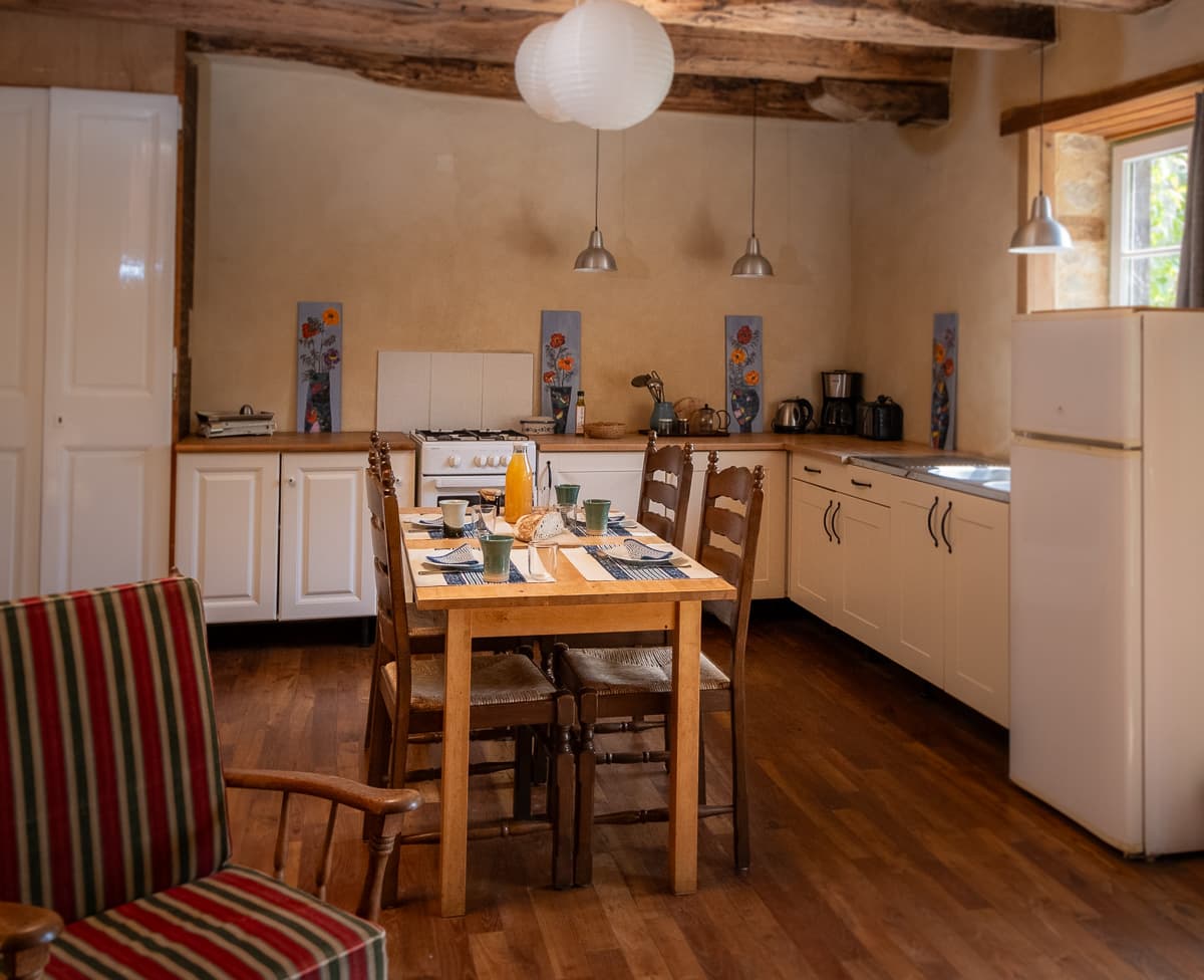 vue sur la cuisine ouverte