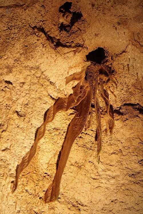 draperie à la Grotte de Lastournelle