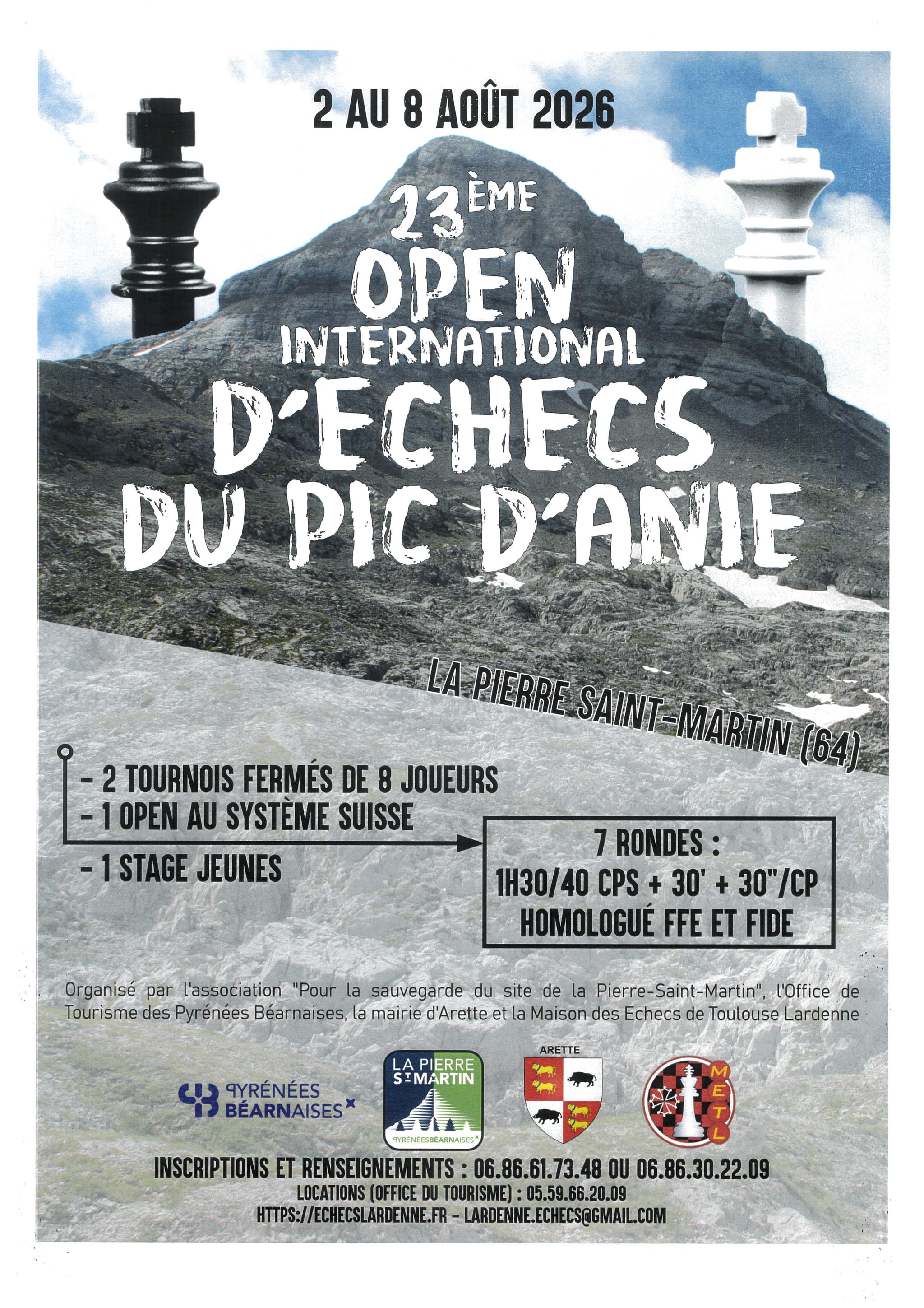 Tournoi d'échecs à La Pierre Saint-Martin