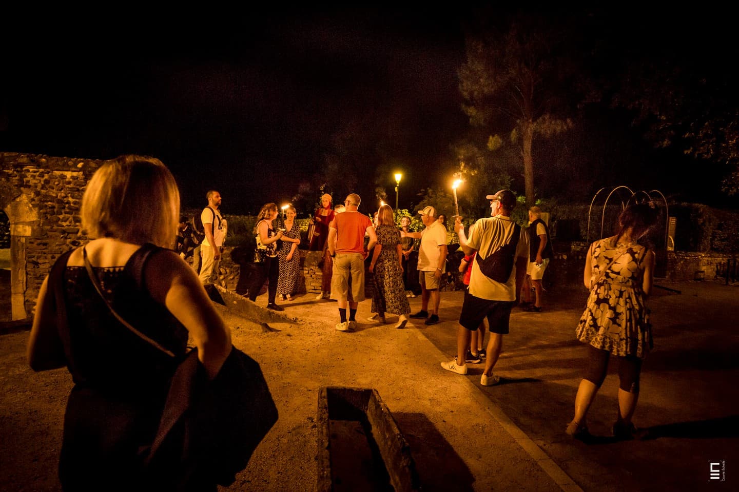 Nocturne aux flambeaux Lescar - en chemin