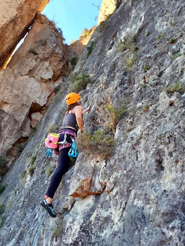 escalade en tete