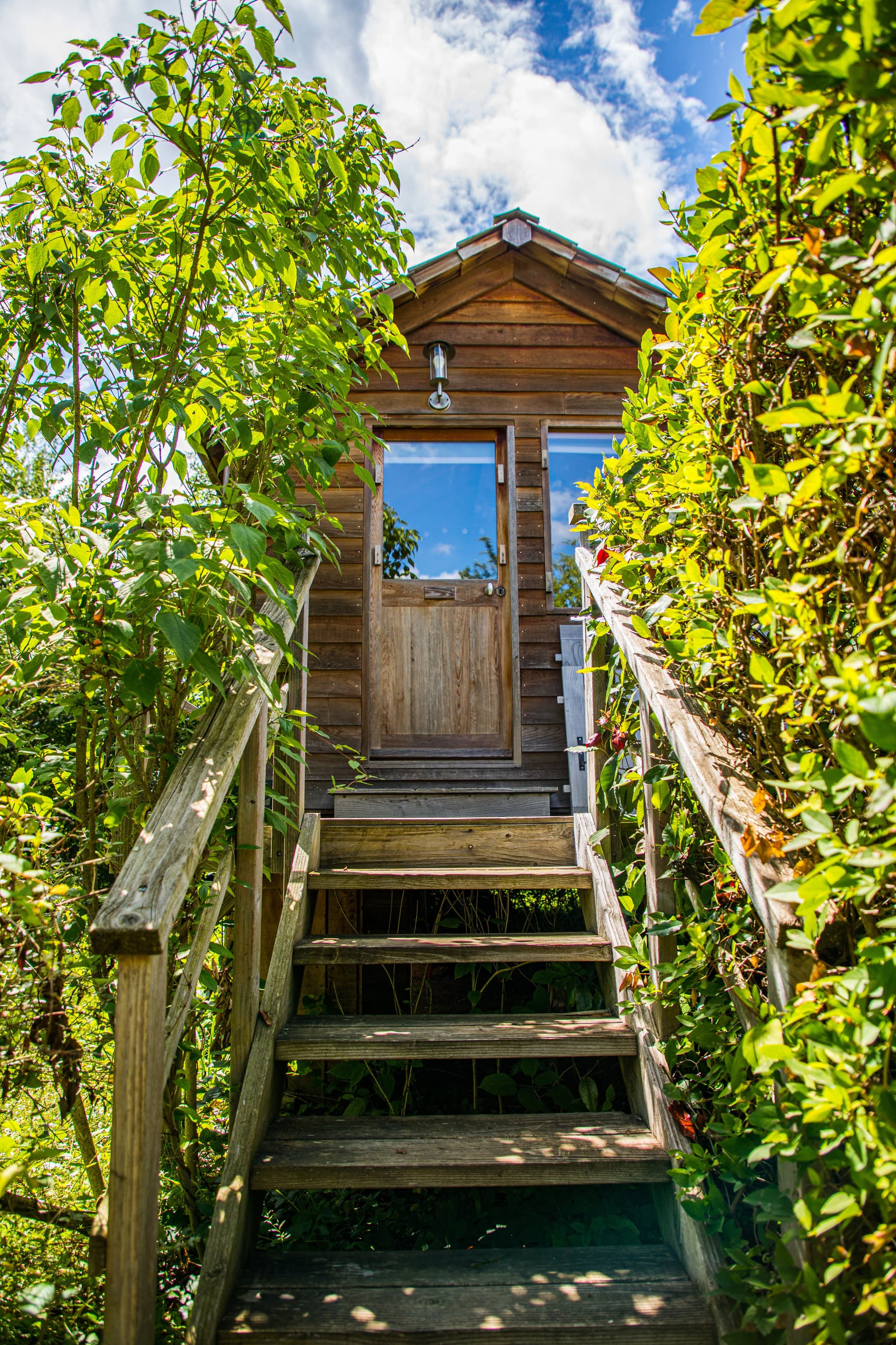 escalier cabane