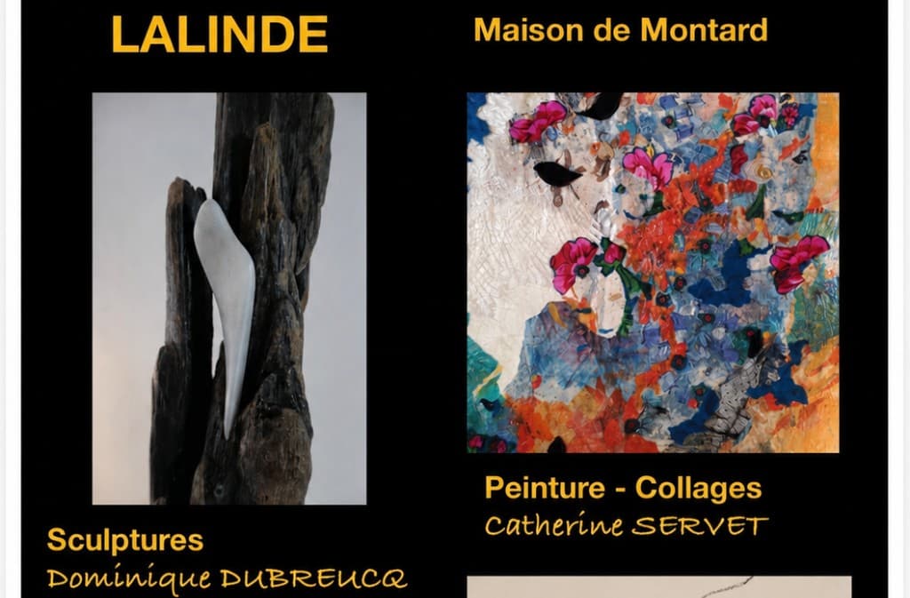 Expositions de Montard - A-M. Persehais, C. Servet et D. Dubreucq