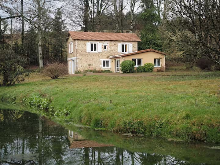 La maison vue de l'extérieur