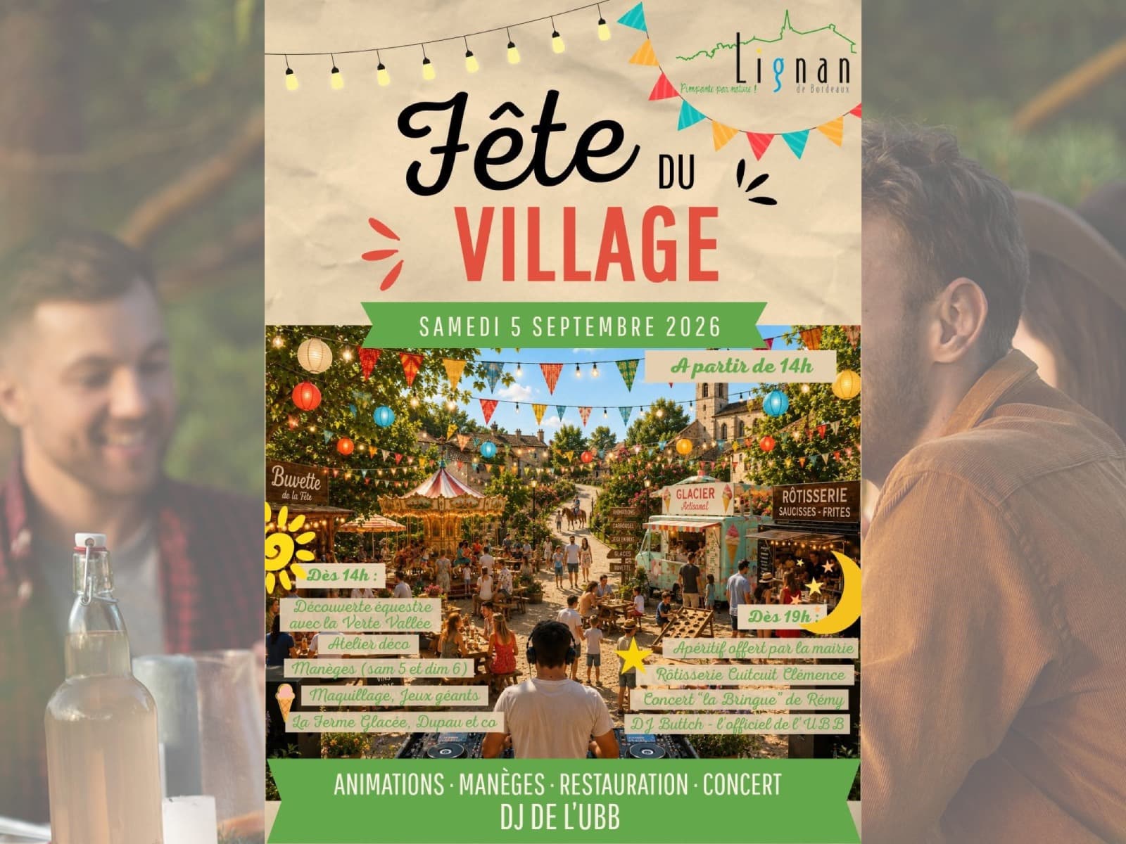 fête de village lignan