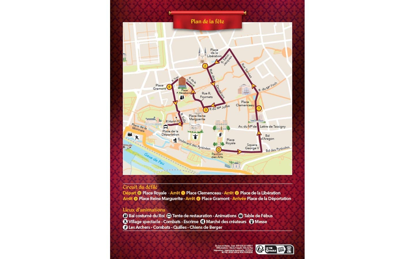 fete du roi plan