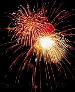 Feu d'artifice du 15 août  à Biarritz