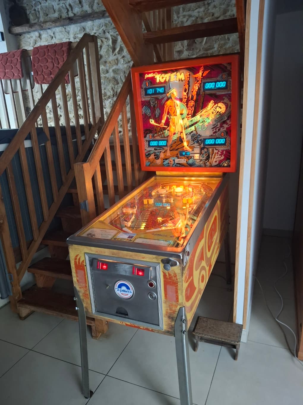 flipper dans le salon divertissement