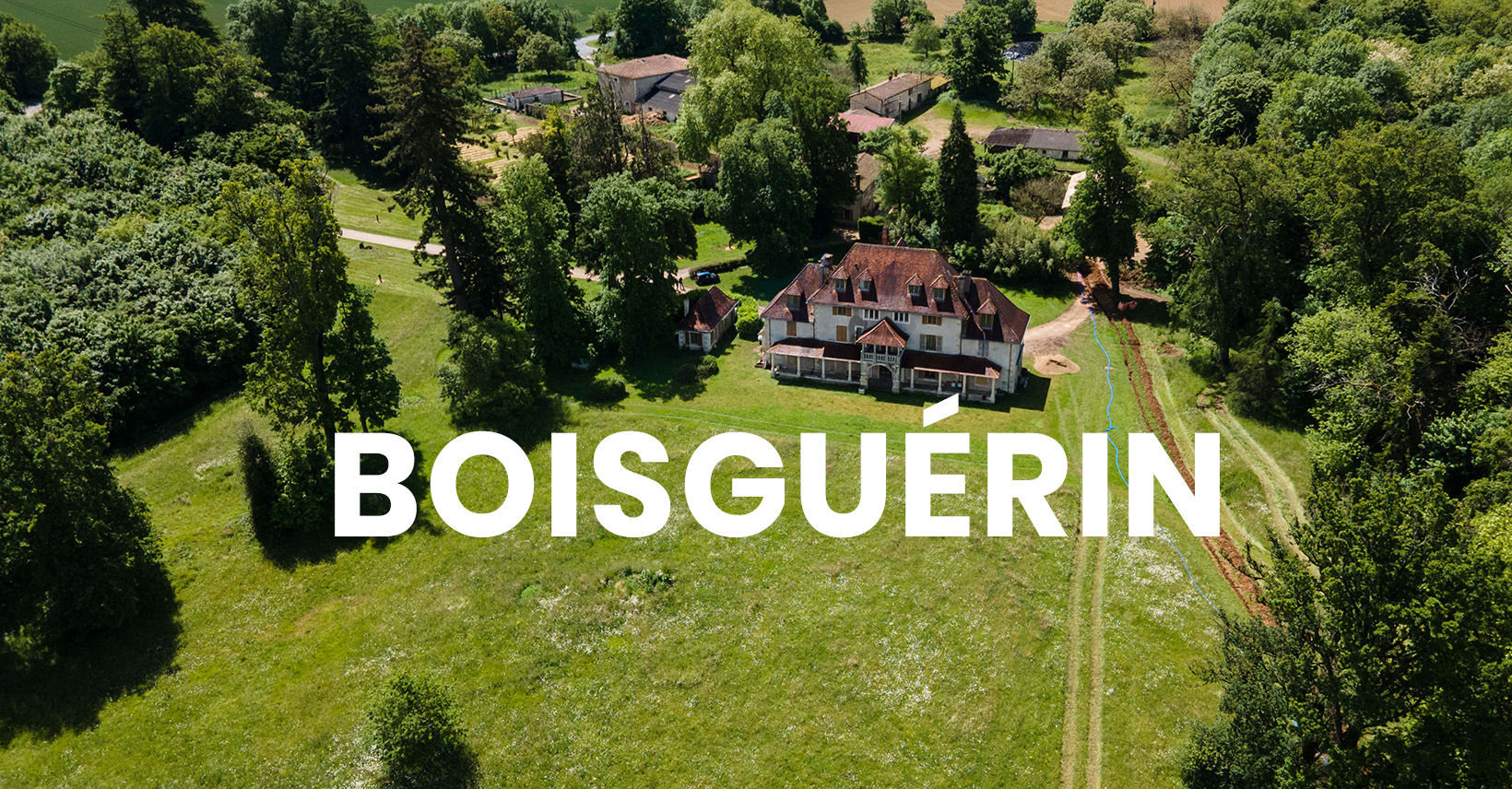 Vue aérienne du clos