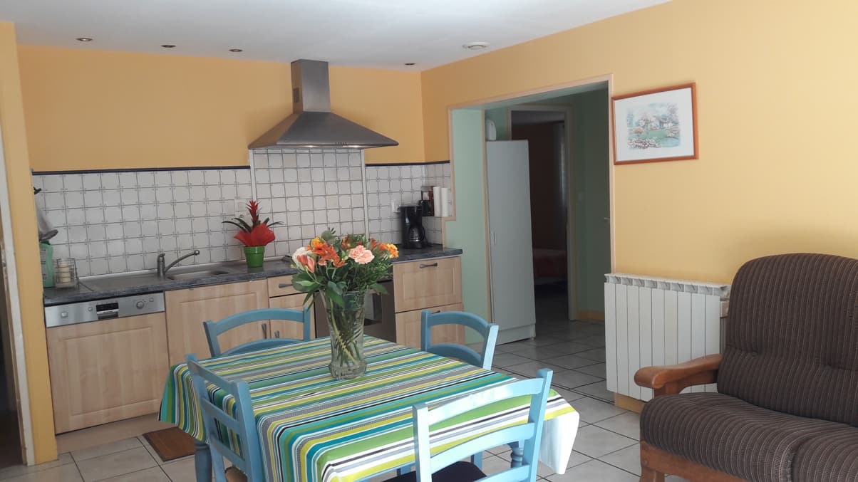 le séjour/cuisine