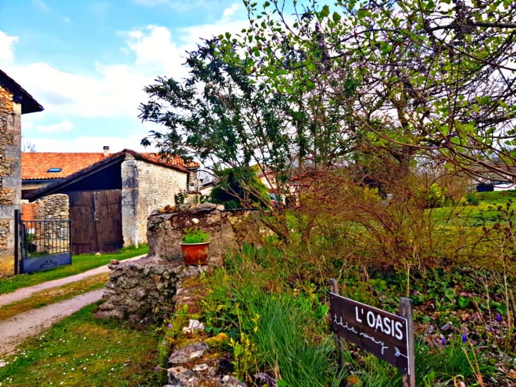 l'arrivée au gîte