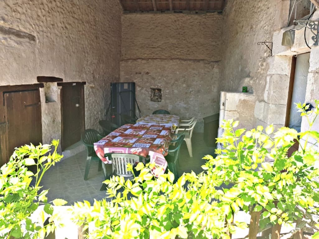 la terrasse couverte de la little house