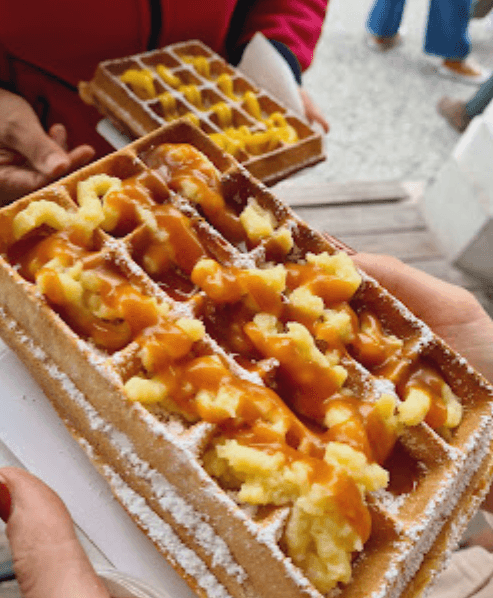 hiplotin hendaye gaufre banofee fait maison