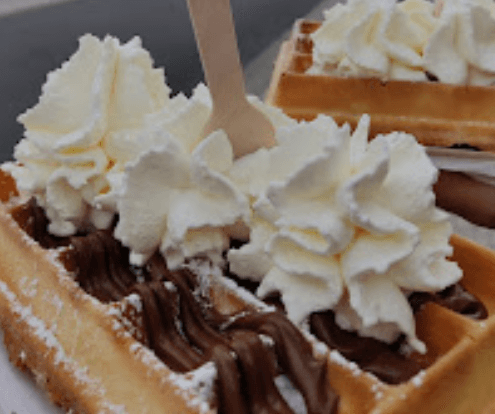hiplotin hendaye gaufre chocolat chantilly